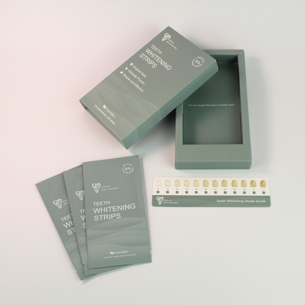 Hydrogen Peroxide Whitening Strips