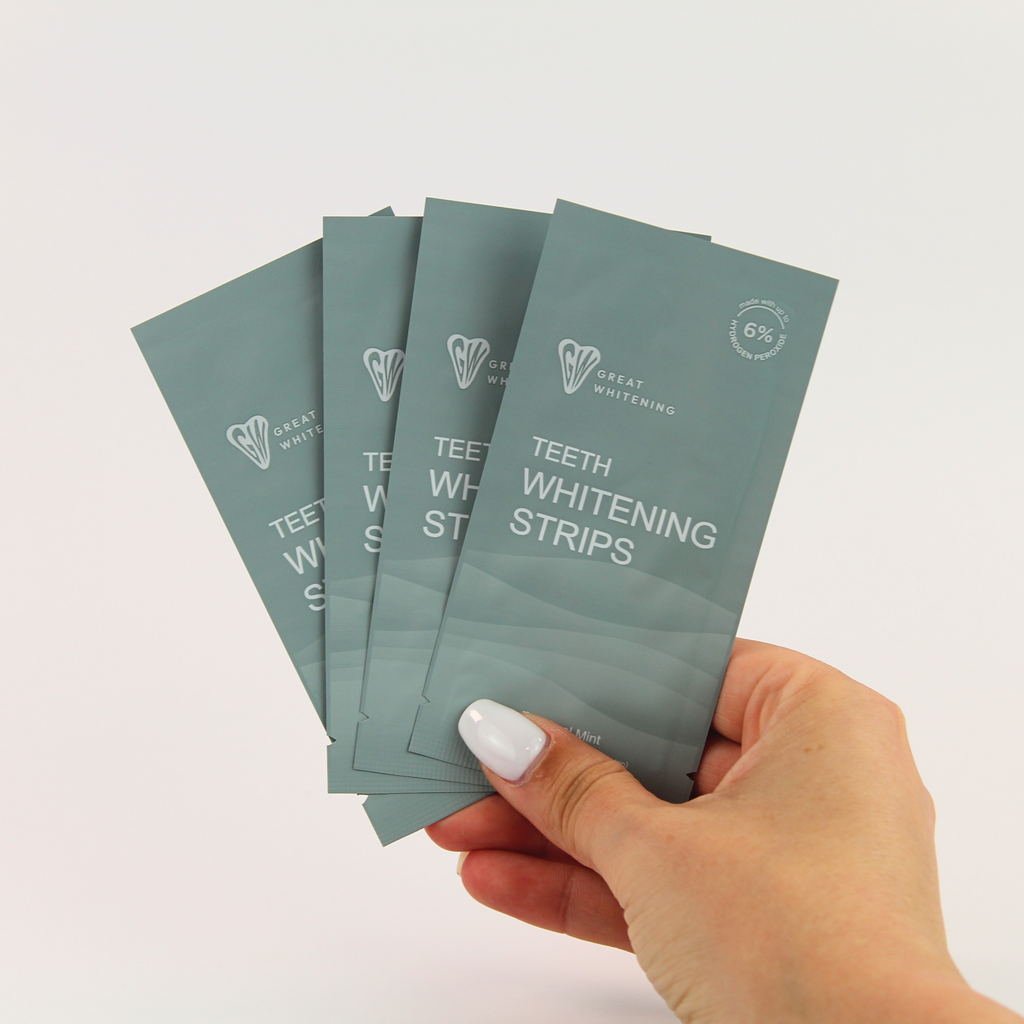Hydrogen Peroxide Whitening Strips